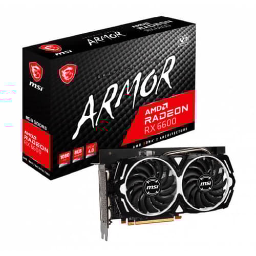 MSI RX 6600 Armor 8GB V1 Gaming Graphics Card